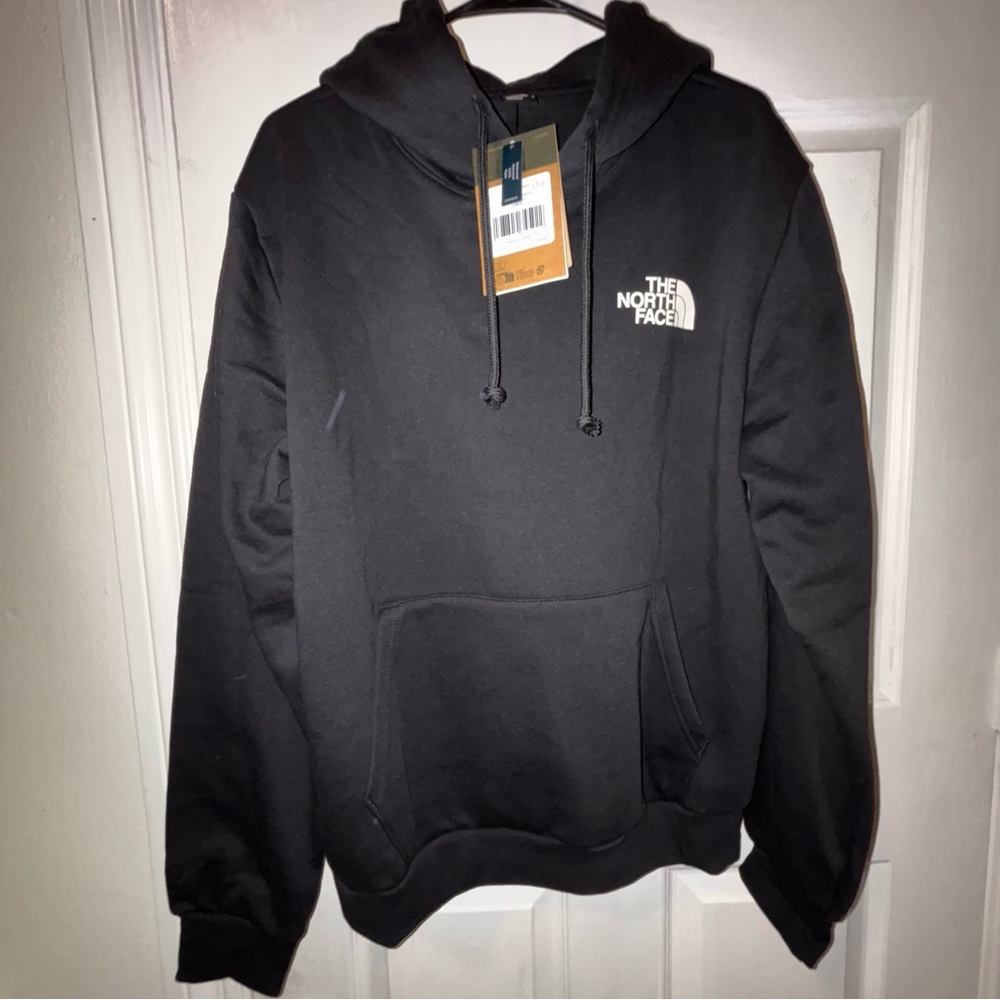 The North Face Black Hoodie Pull Over Size L